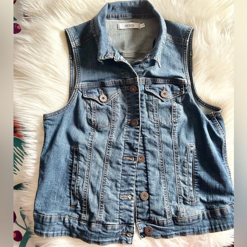 Ricki's Classic Blue Denim Vest